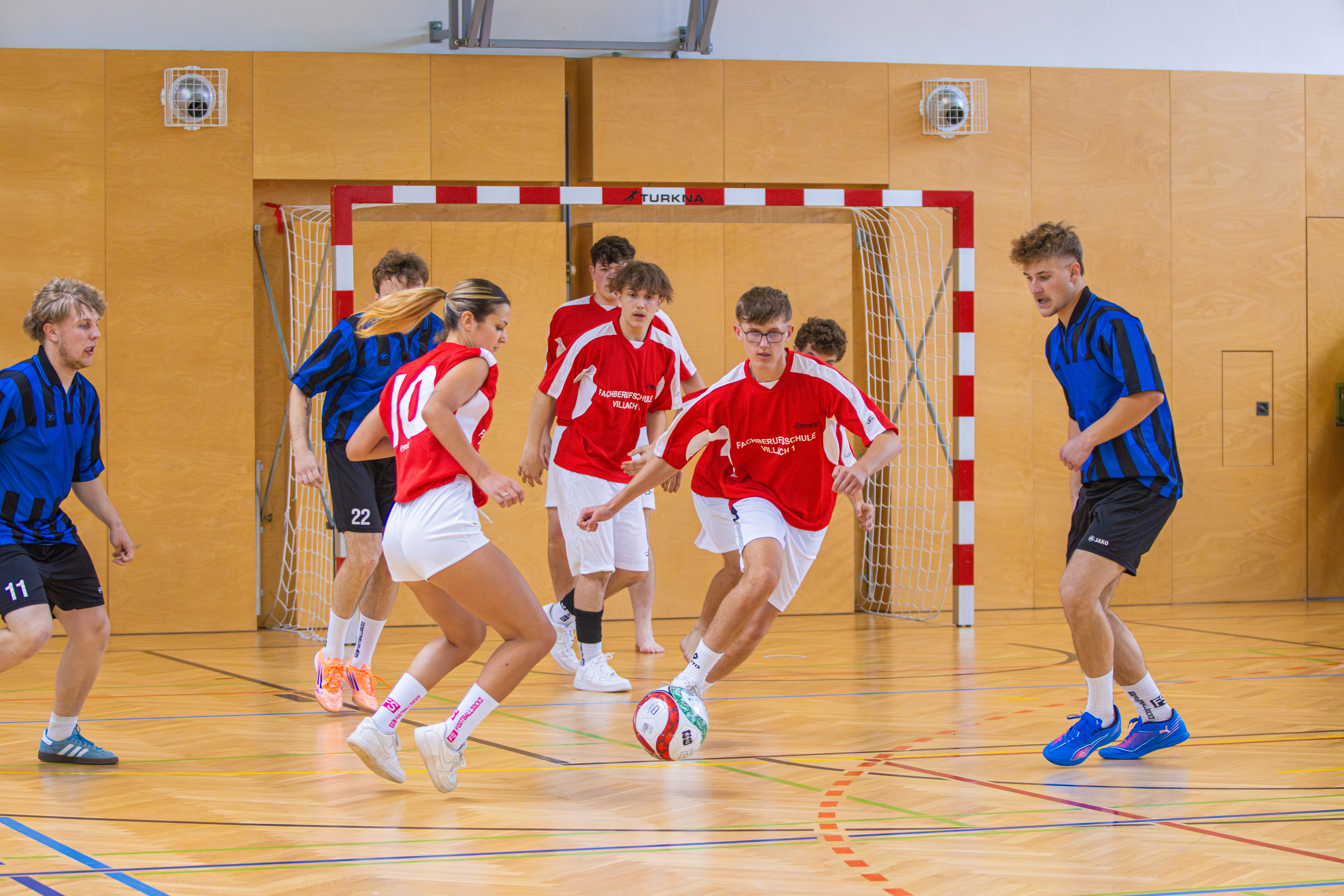 Fu&szlig;ball-Highlight vom Berufsschulsporttag